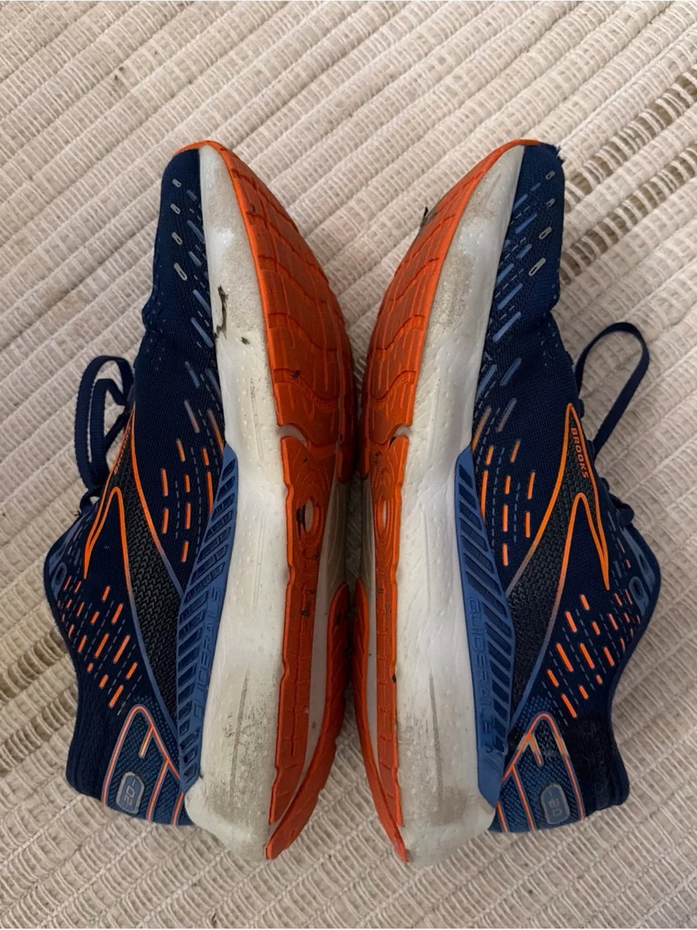 Brooks Glycerin GTS 20 Blue Orange Running Shoes 1103832e444 Men’s 11.5EE Wide